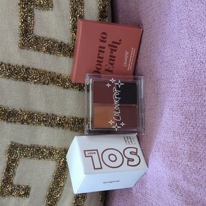 Colourpop Bundle - Eyeshadow Palette + Kabuki Brush